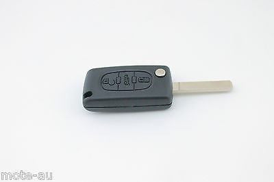 To Suit Citroen C2/C3/C4/C5/C6/C8 3 Button Remote Flip Key Blank Shell/Case/Enclosure | Remote Pro